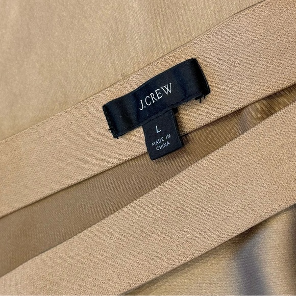 J Crew Gwyneth slip skirt - camel - sz L - gorgeous caramel color - Picture 6 of 9